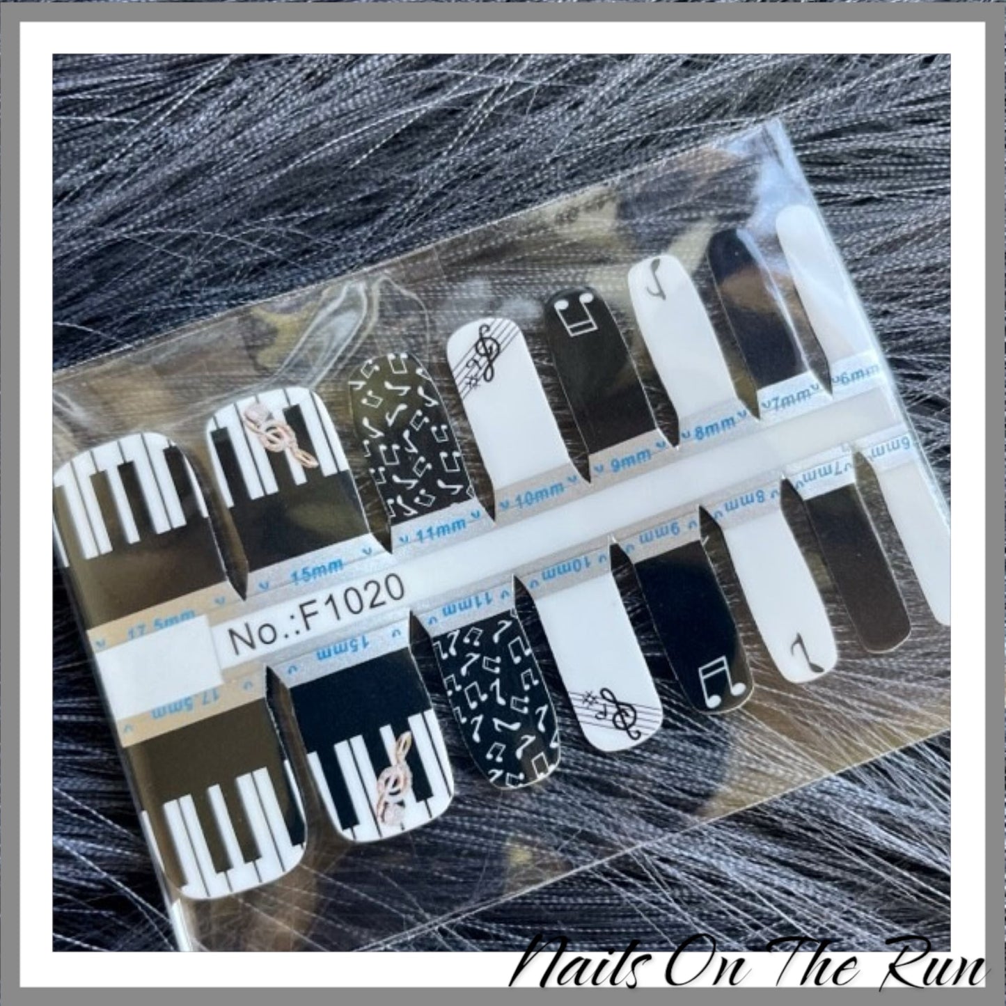 Piano Keys Toe Wraps