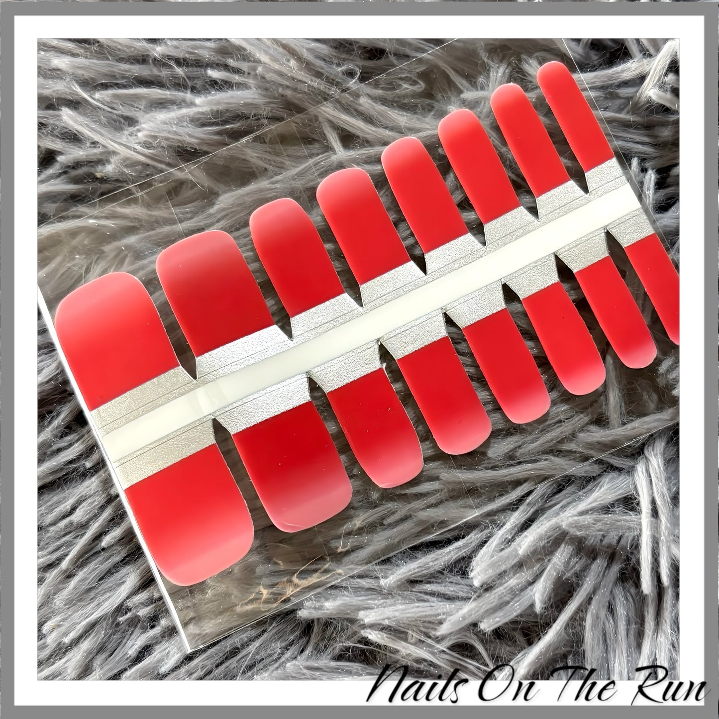 NEW* Red/Pink Ombre Toe Wraps