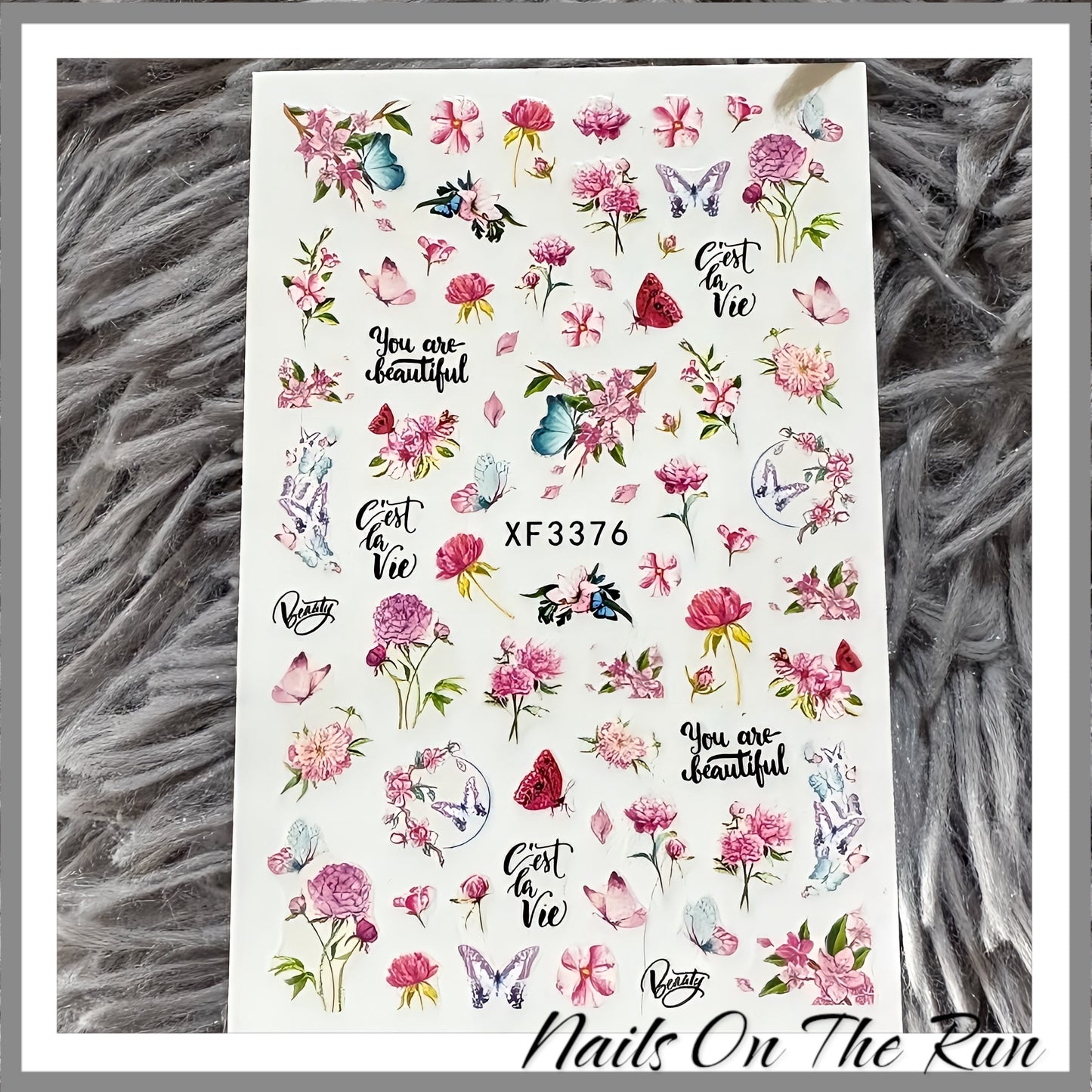 Pink French Flowers NDS