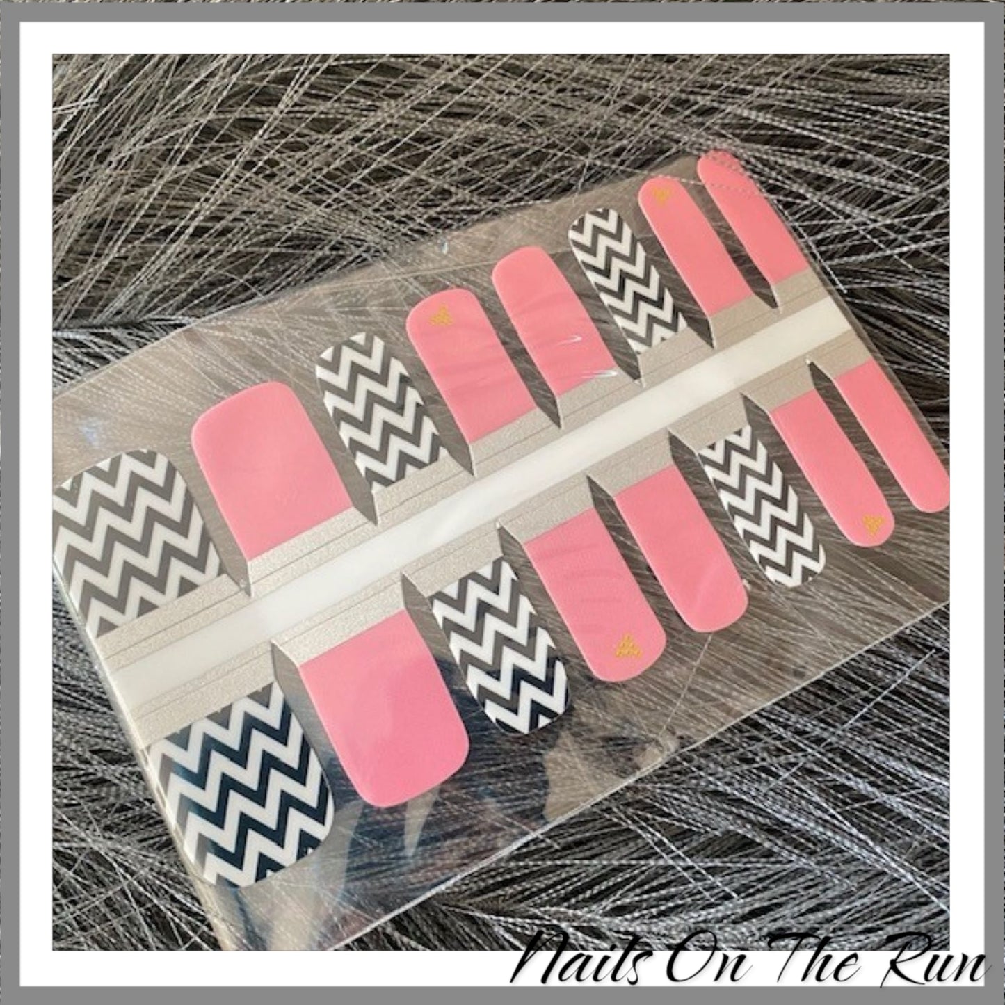 Pink ZigZag Toe Wraps