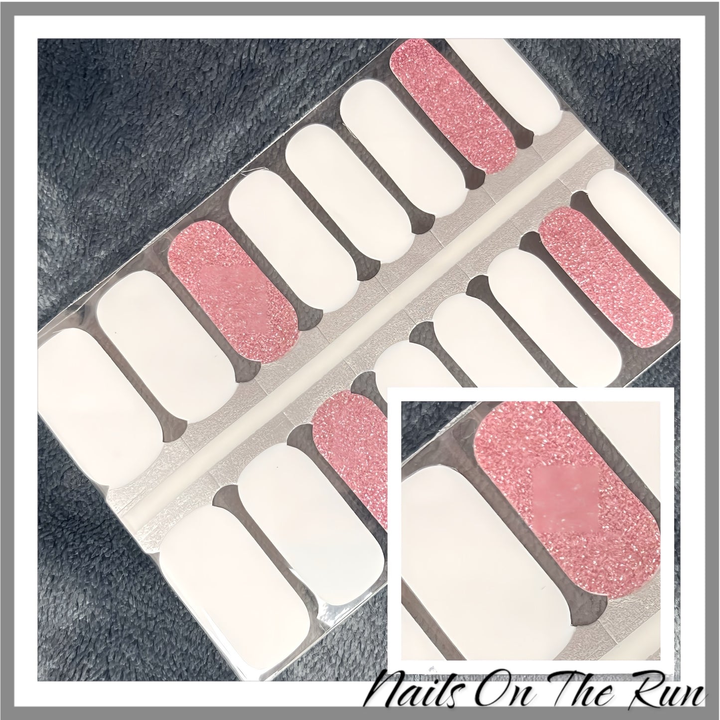 White/Rose Sparkle - NEW