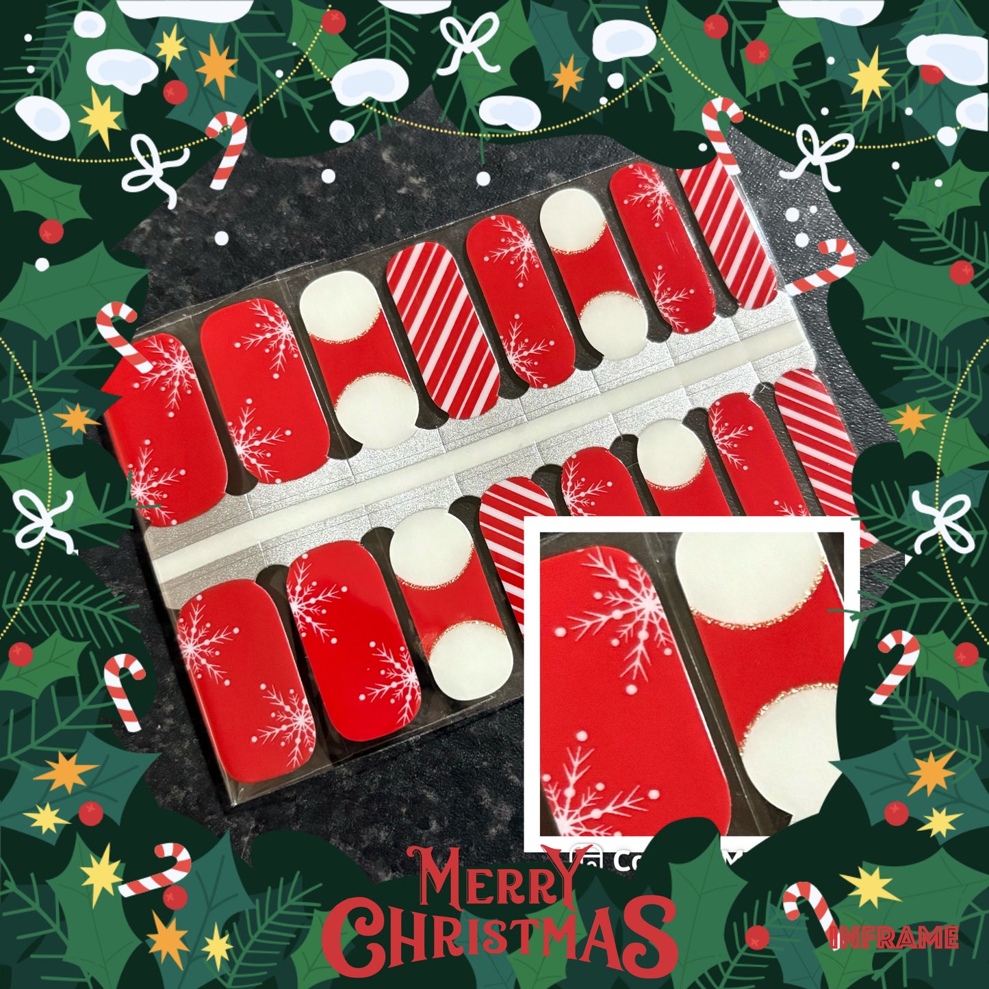 Christmas 48 - Nail Wraps