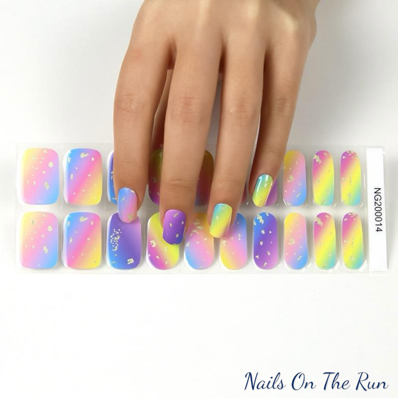 Semi Cured Gel Nail Wraps 014 | Salon Finish Nail Wraps UK
