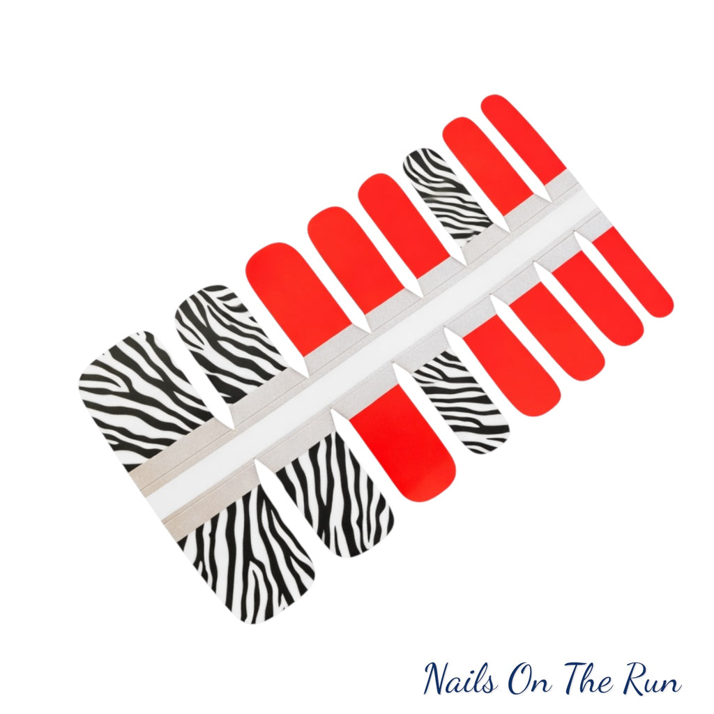 Red Zebra Toe Wraps - £2.00