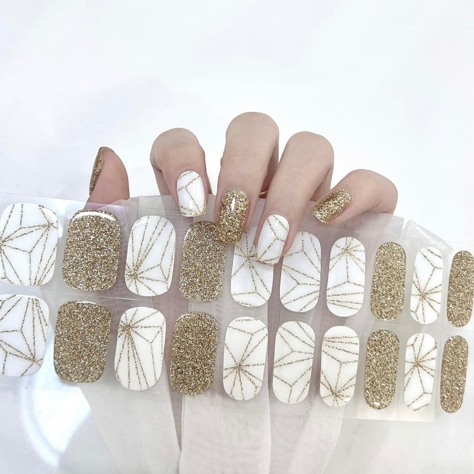 Gel Nail Wraps G212 | No Cure Gel Polish Nail Wraps UK