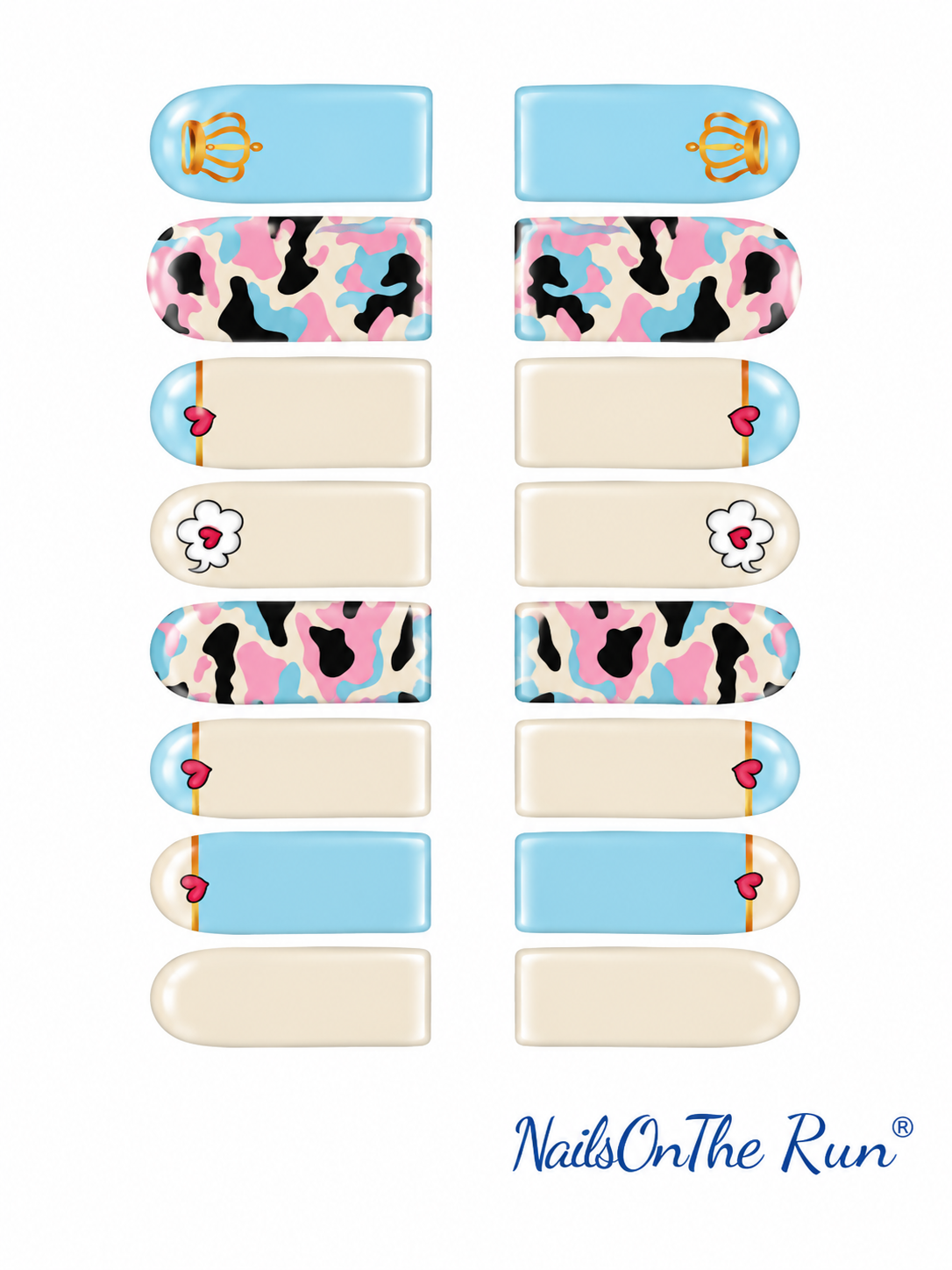 Nail Polish Toe Wraps T49