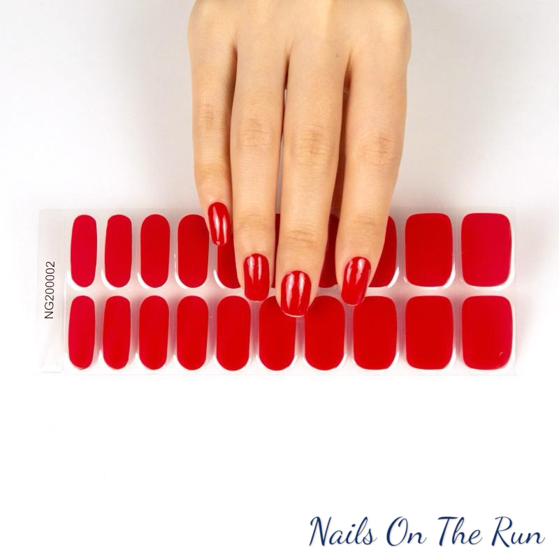 Semi Cured Gel Nail Wraps 002 | Salon Finish Nail Wraps UK