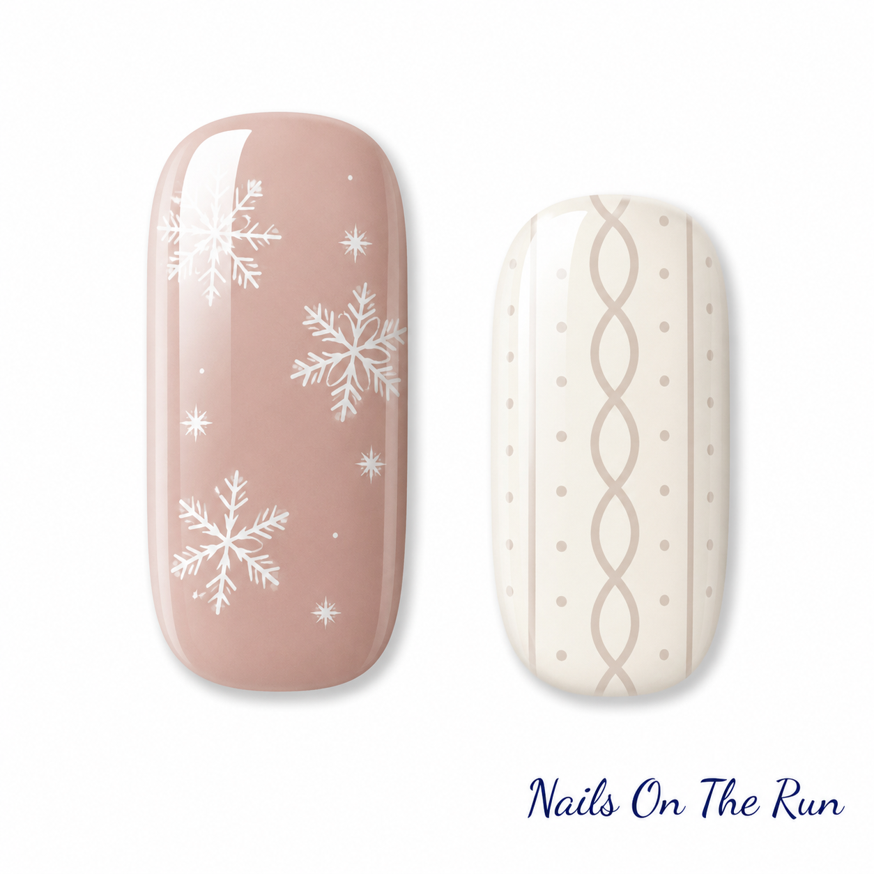 Semi Cured Gel Nail Wraps 041 | Salon Finish Nail Wraps UK - CHRISTMAS £5.00