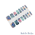 Peacock Feather Sparkle Toe Wraps - £2.00