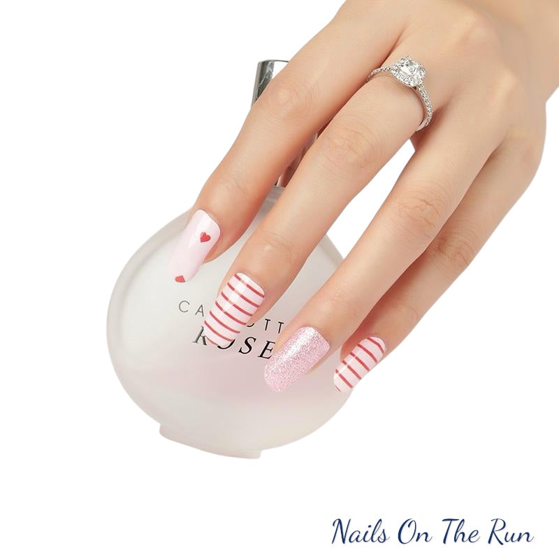 Nail Polish Wraps JK037 | Easy Apply Nail Stickers UK