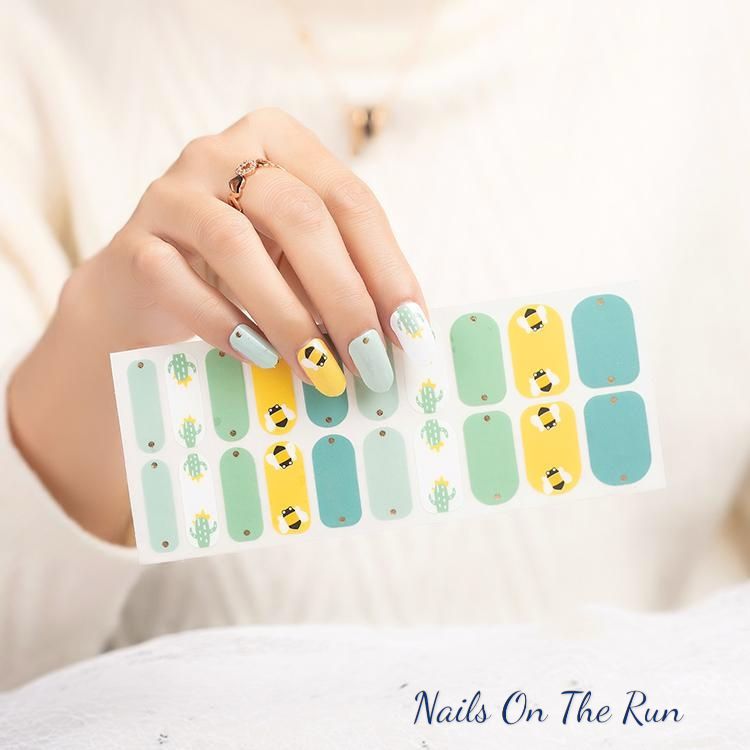 Nail Polish Wraps JK020 | Easy Apply Nail Stickers UK