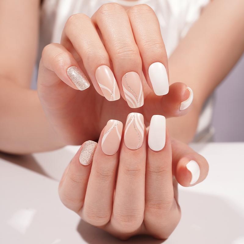 Semi Cured Gel Wraps 562 | Salon Finish Nail Wraps UK