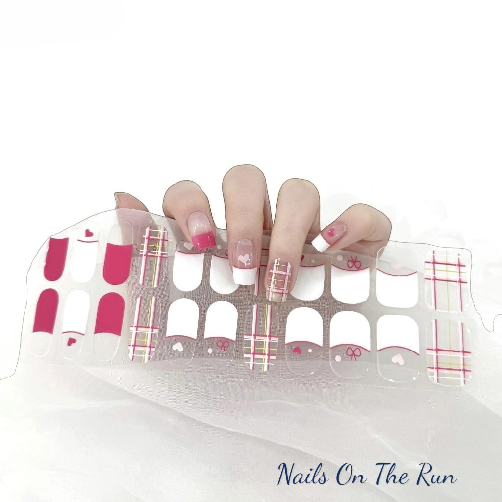 Gel Nail Wraps G180 | No Cure Gel Polish Nail Wraps UK