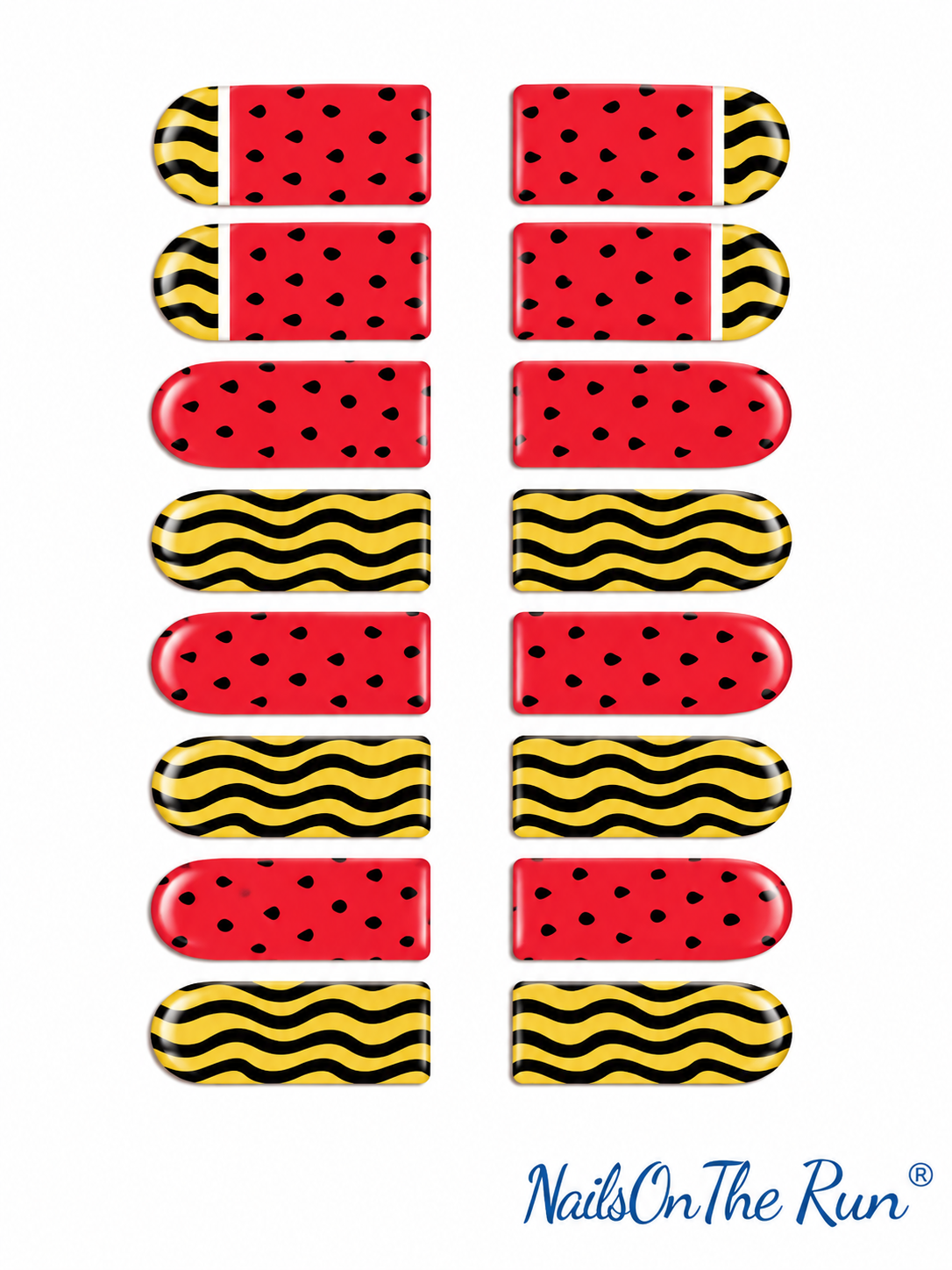 Nail Polish Toe Wraps T42