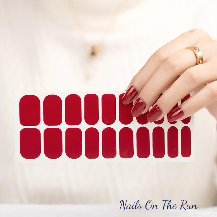 Nail Polish Wraps JK028 | Easy Apply Nail Stickers UK - BROWN SHADE