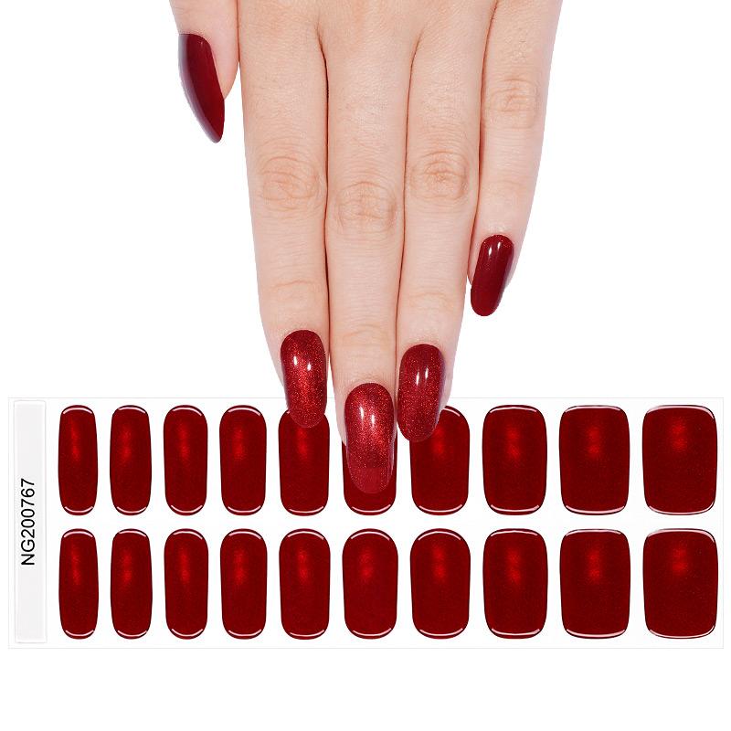 Semi Cured Gel Wraps 767 | Salon Finish Nail Wraps UK