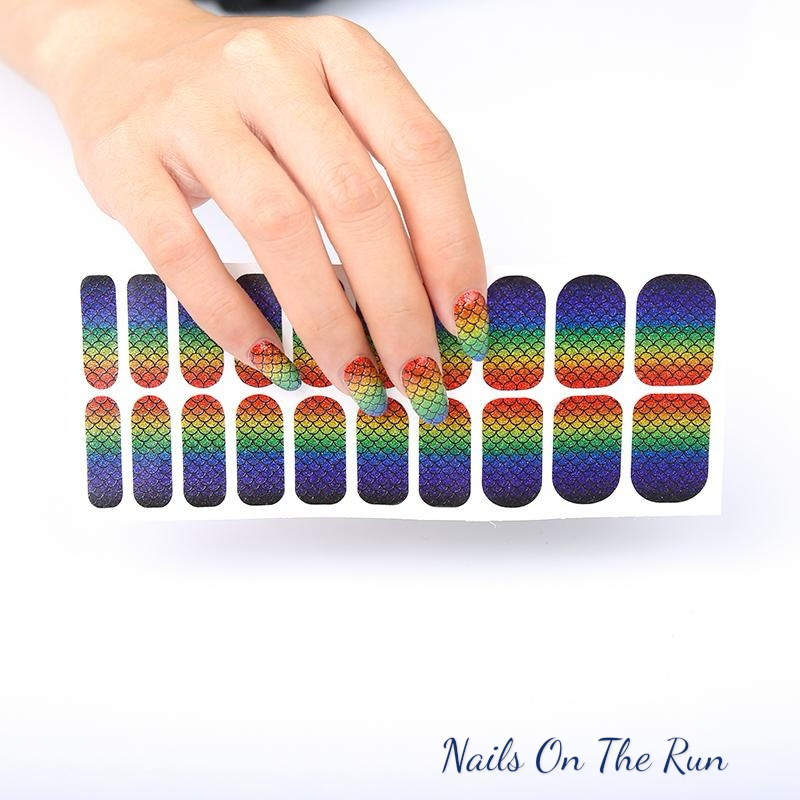 Nail Polish Wraps JK063 | Easy Apply Nail Stickers UK