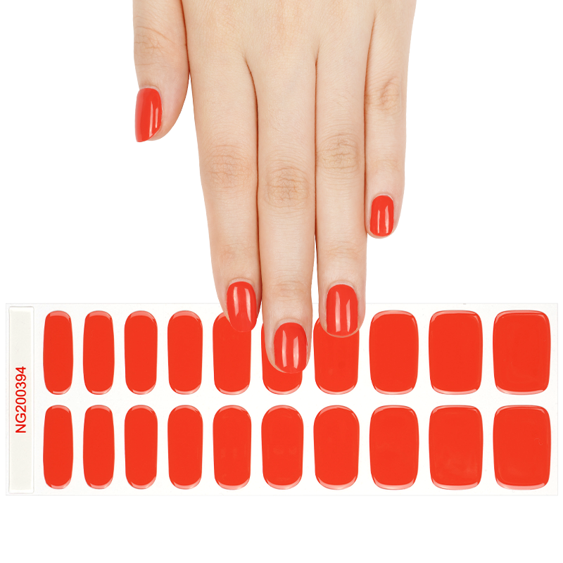 Semi Cured Gel Wraps 394 | Salon Finish Nail Wraps UK