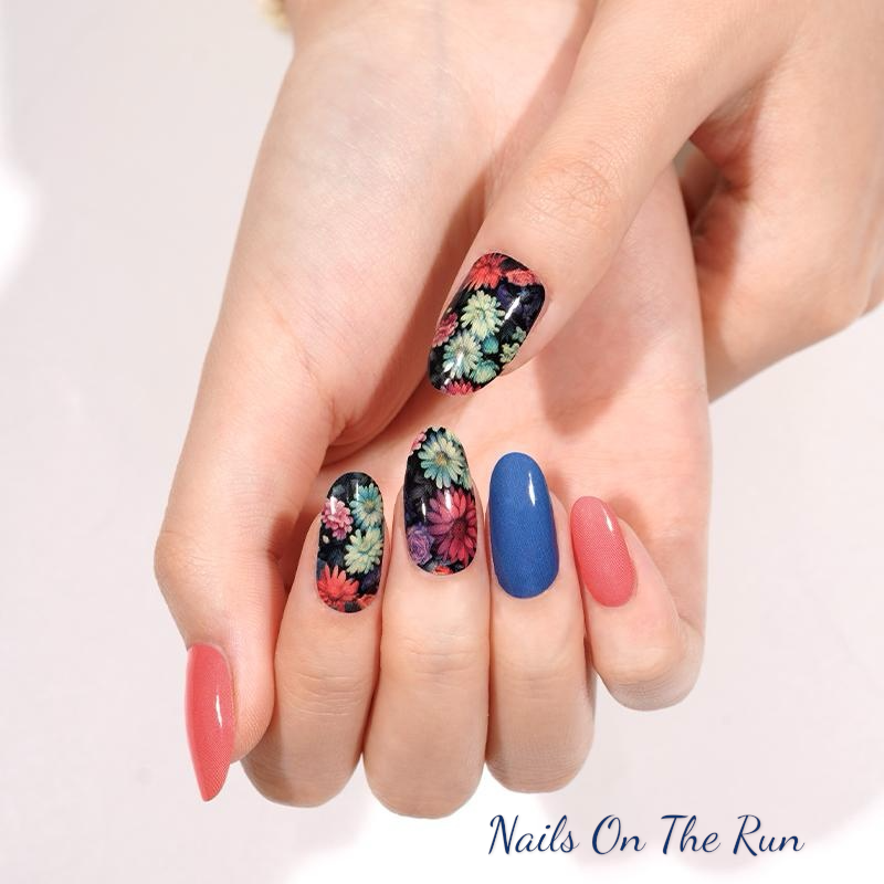 Nail Polish Wraps JK171 | Easy Apply Nail Stickers UK