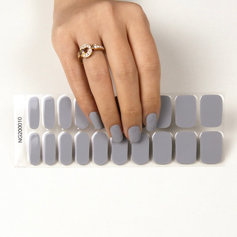 Semi Cured Gel Nail Wraps 010 | Salon Finish Nail Wraps UK