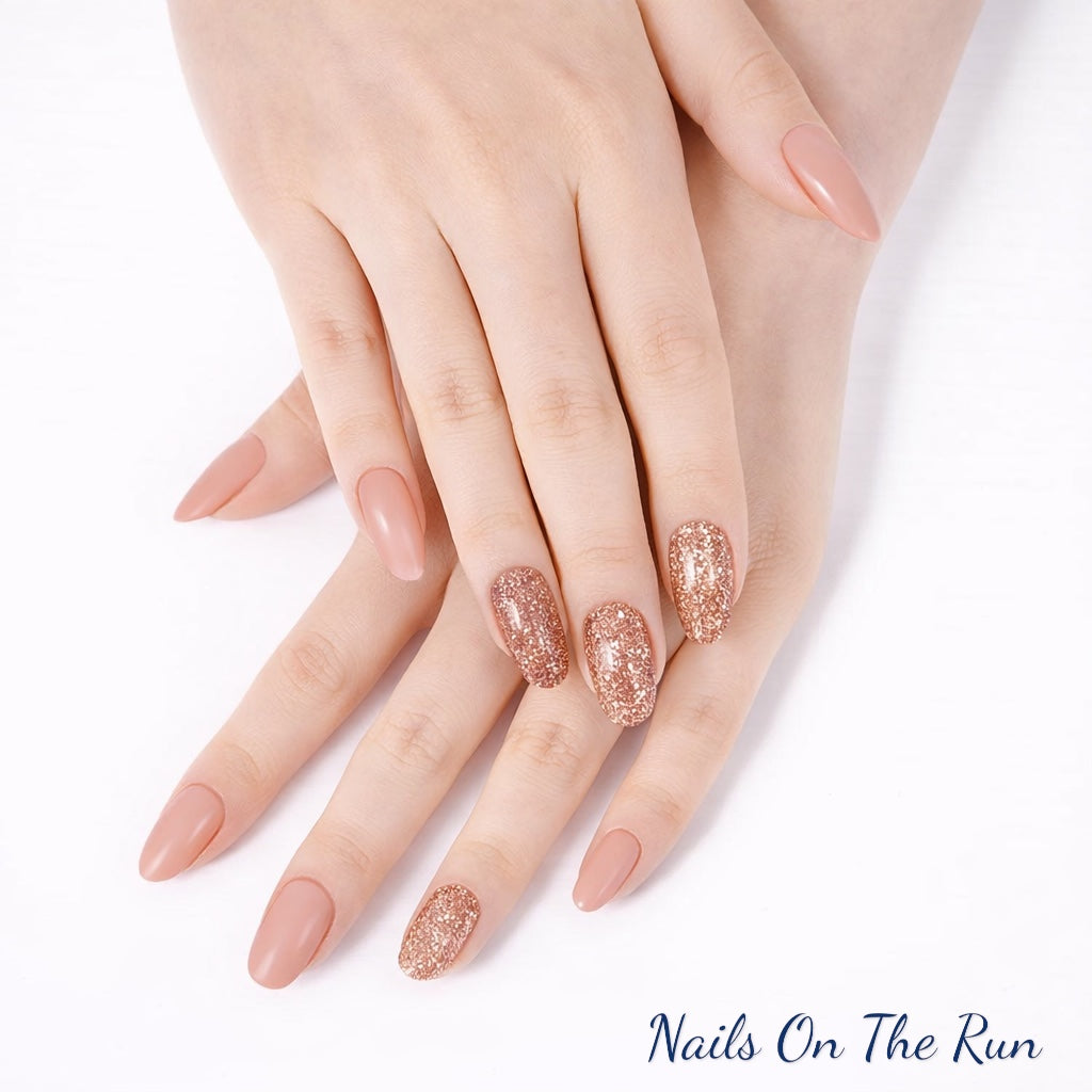 Semi Cured Gel Nail Wraps 655 | Salon Finish Nail Wraps Uk