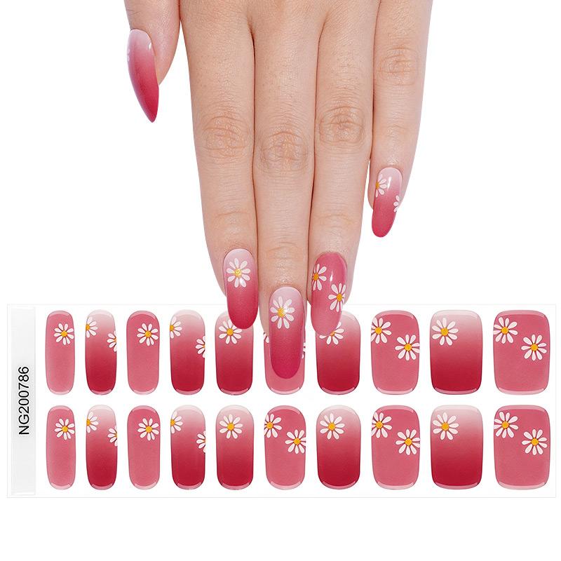 Semi Cured Gel Wraps 786 | Salon Finish Nail Wraps UK