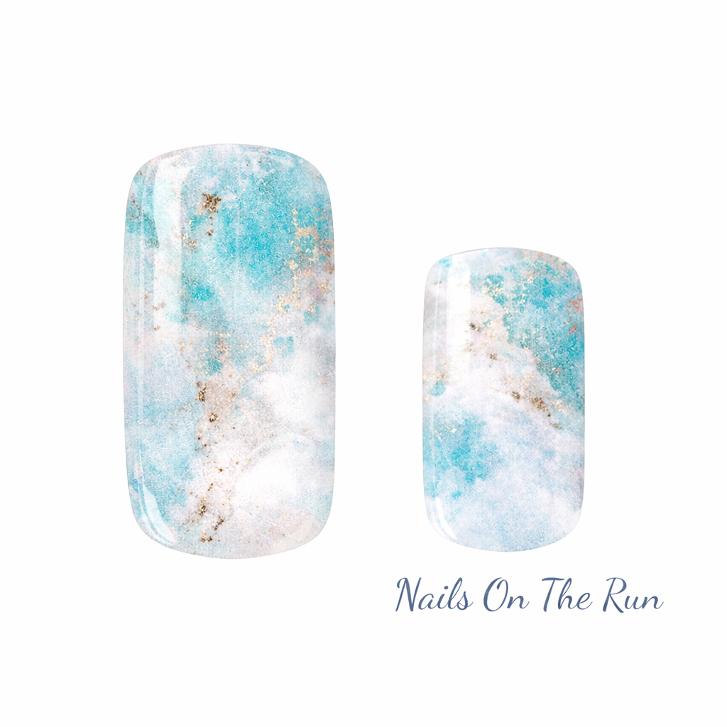 Semi Cured Gel Nail Wraps 430 | Salon Finish Nail Wraps UK