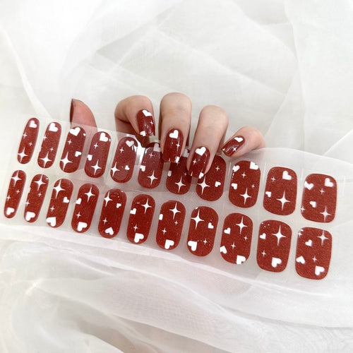 Gel Nail Wraps G006 | No Cure Gel Polish Nail Wraps UK