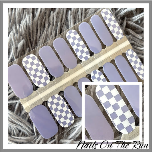*NEW - Lilac Check