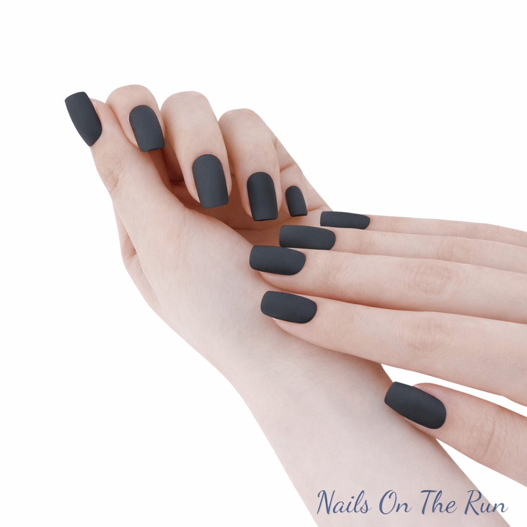 Gel Polish Wraps G101 (Dark grey) | No Cure Gel Polish Wraps UK