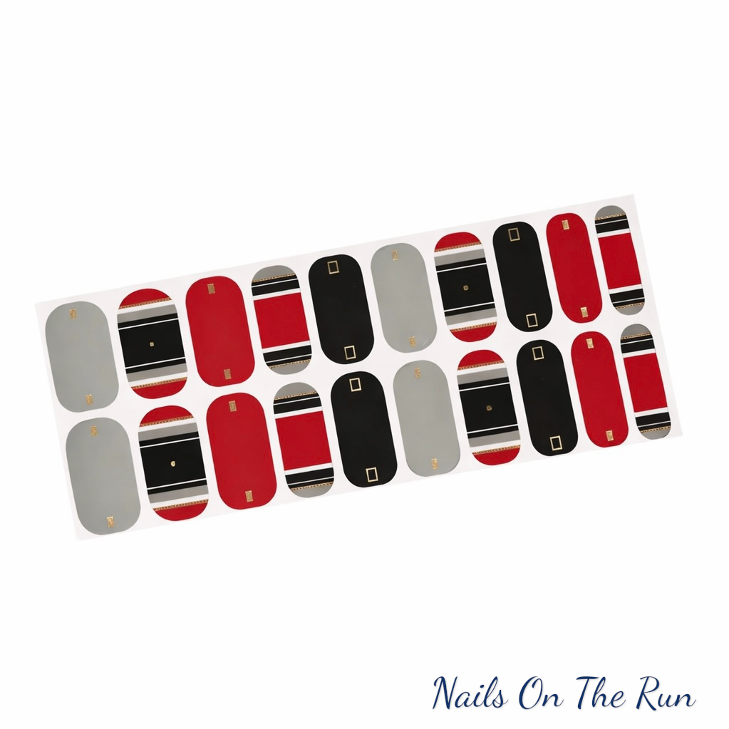 Nail Polish Wraps JK003 | Easy Apply Nail Stickers UK - £2.50