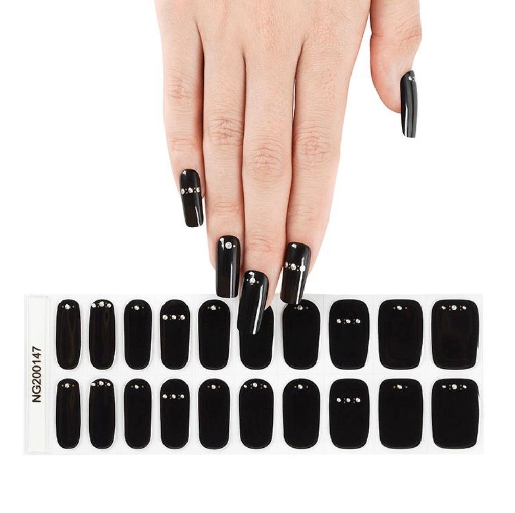 Semi Cured Gel Wraps 147 | Salon Finish Nail Wraps UK