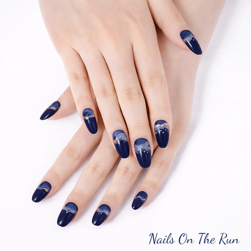 Semi Cured Gel Nail Wraps 622 | Salon Finish Nail Wraps UK