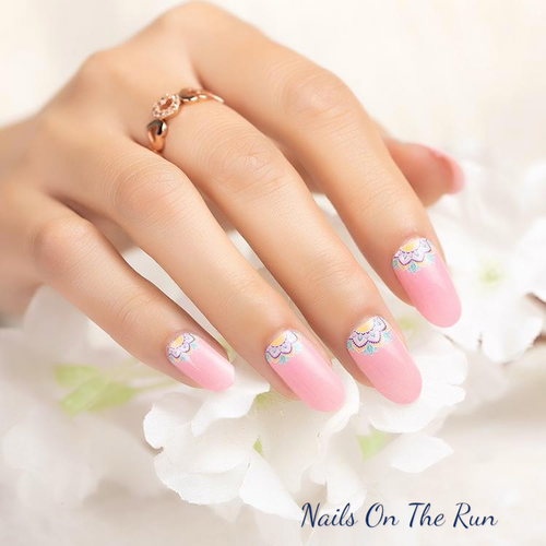 Nail Polish Wraps JK008 | Easy Apply Nail Stickers UK