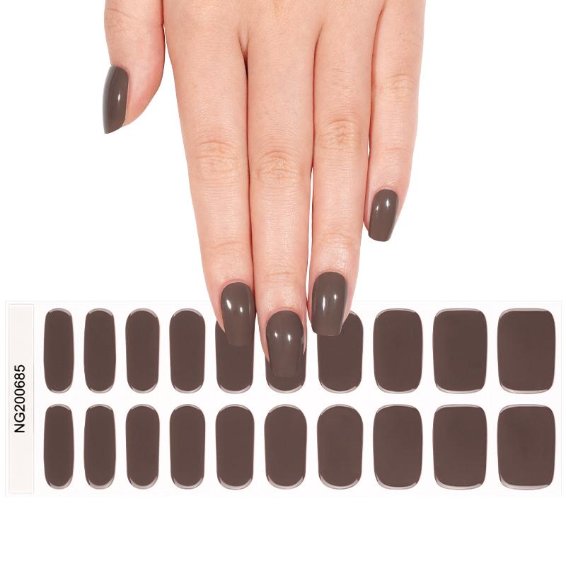 Semi Cured Gel Wraps 685 | Salon Finish Nail Wraps UK