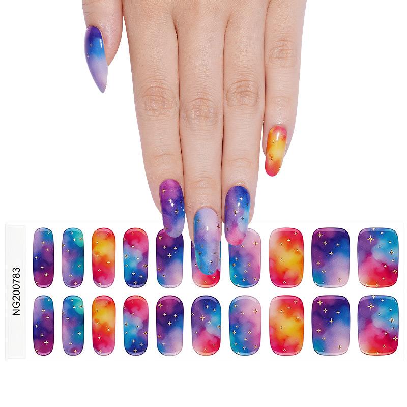 Semi Cured Gel Wraps 783 | Salon Finish Nail Wraps UK