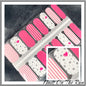 Stripey Pink Hearts - NEW