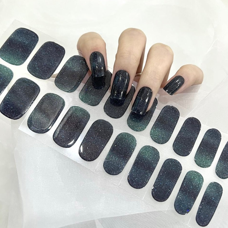 Gel Nail Wraps G125 | No Cure Gel Polish Nail Wraps UK