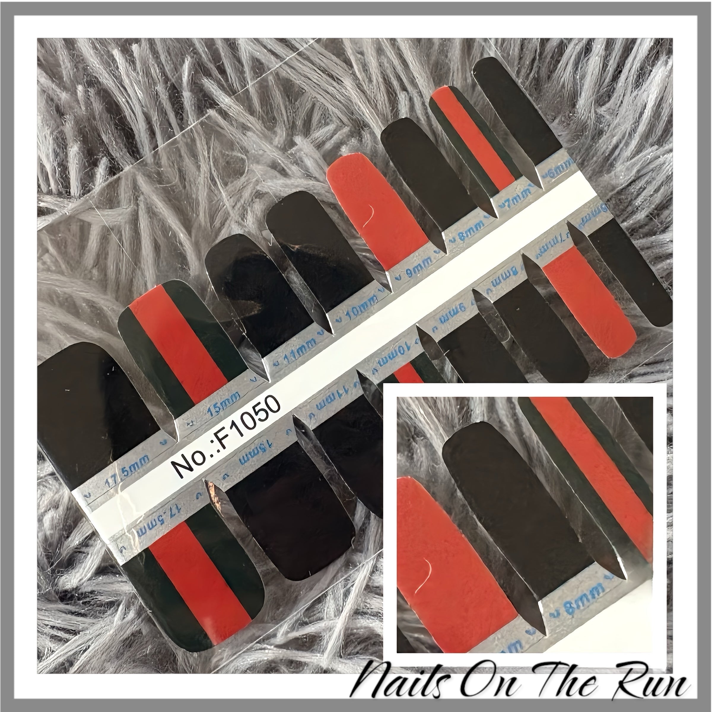 Red Stripe 1 Toe Wraps - £2.00