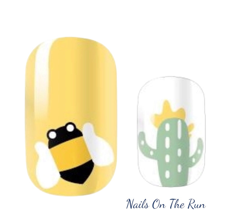 Nail Polish Wraps JK020 | Easy Apply Nail Stickers UK
