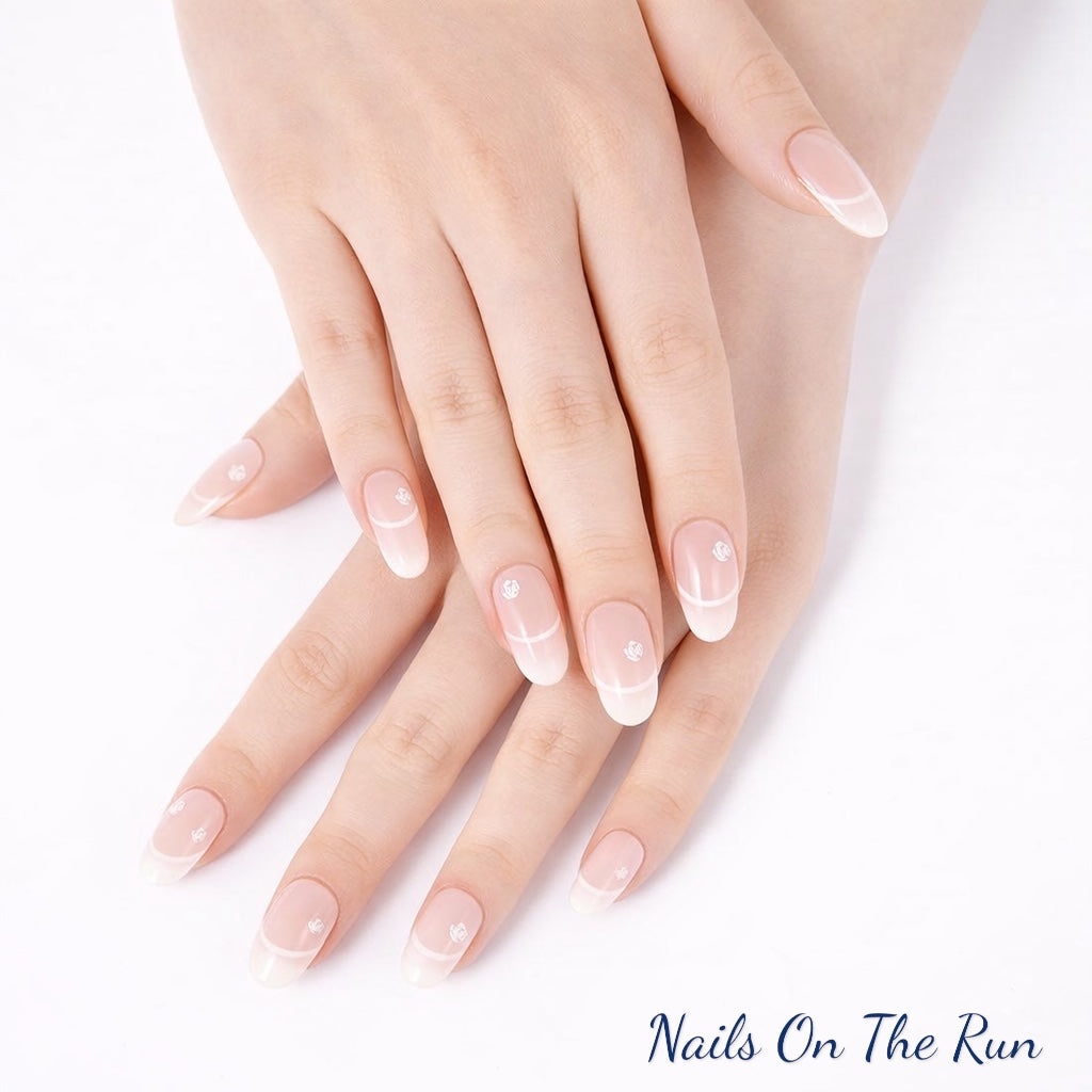 Semi Cured Gel Nail Wraps 512 | Salon Finish Nail Wraps UK