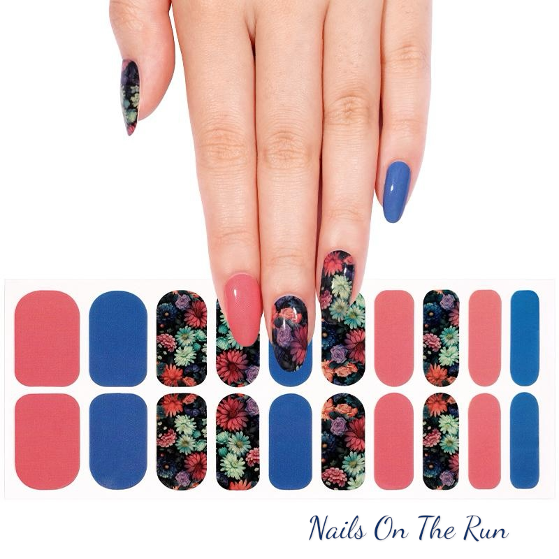 Nail Polish Wraps JK171 | Easy Apply Nail Stickers UK