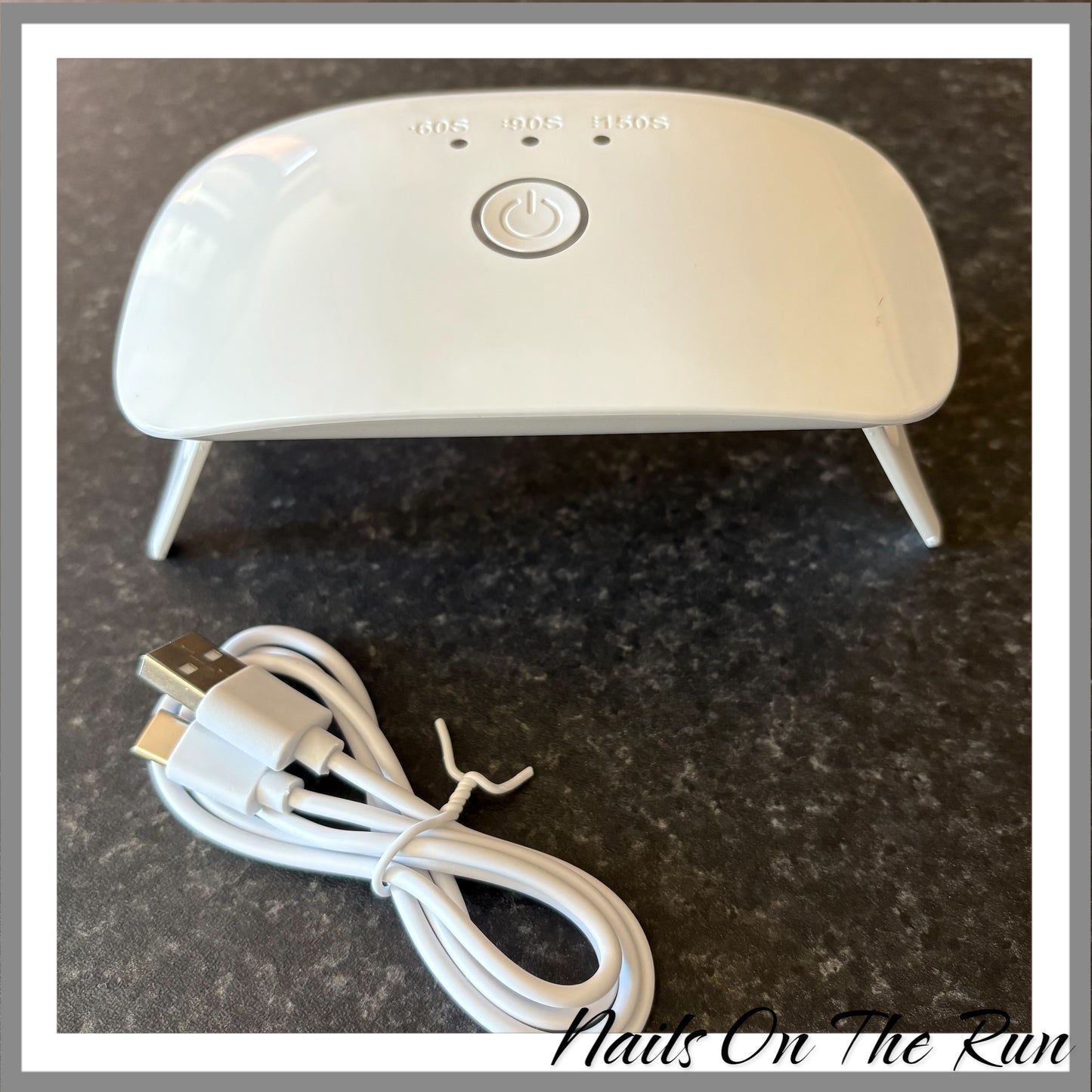 Mini UV 12w lamp with 3 settings - White