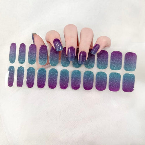 Gel Nail Wraps G128 | No Cure Gel Polish Nail Wraps UK