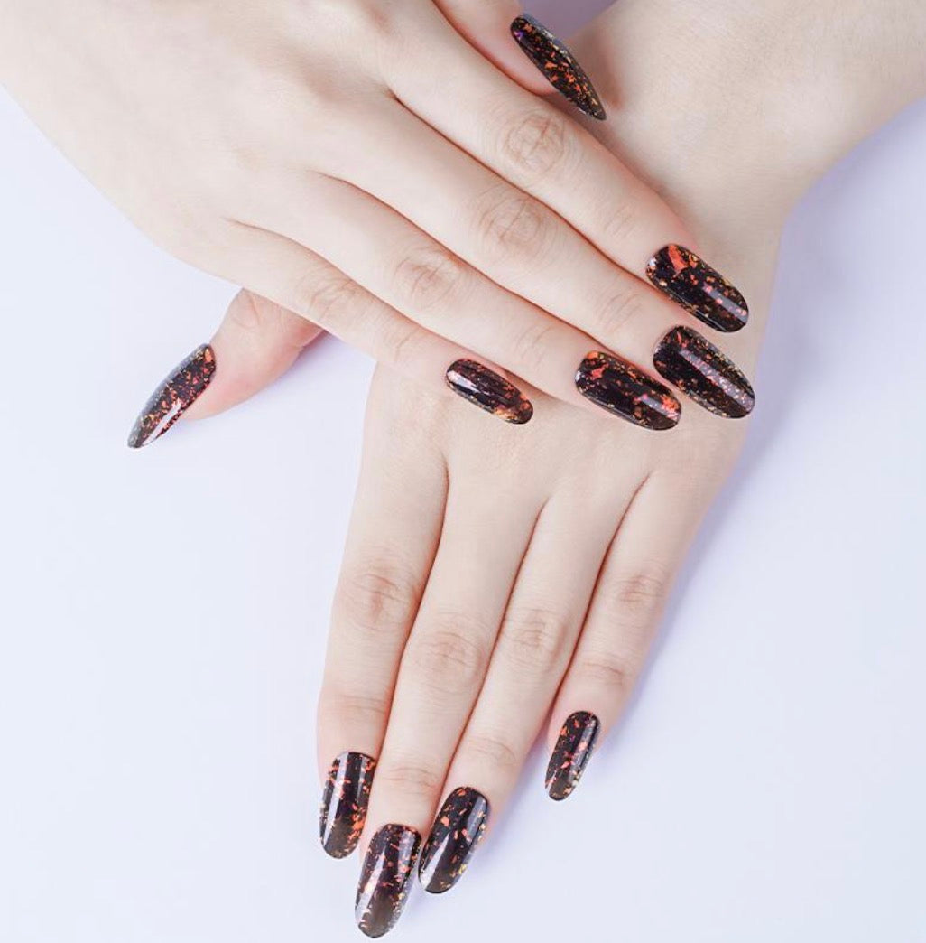 Semi Cured Gel Wraps 097 | Salon Finish Nail Wraps UK