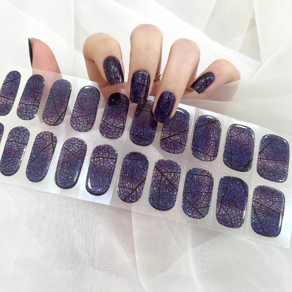 Gel Nail Wraps G102 | No Cure Gel Polish Nail Wraps UK