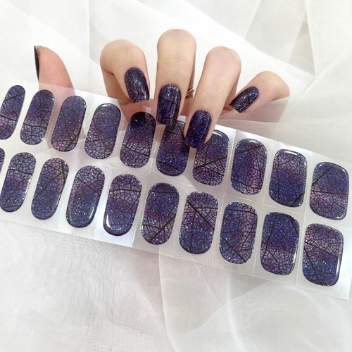 Gel Nail Wraps G102 | No Cure Gel Polish Nail Wraps UK