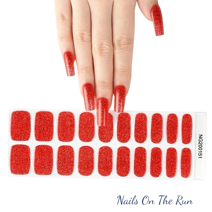 Semi Cured Gel Nail Wraps 151 | Salon Finish Nail Wraps UK