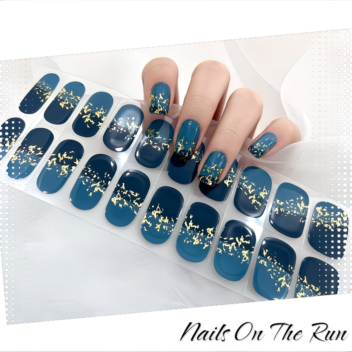 Gel Nail Wraps G070 | No Cure Gel Polish Nail Wraps UK