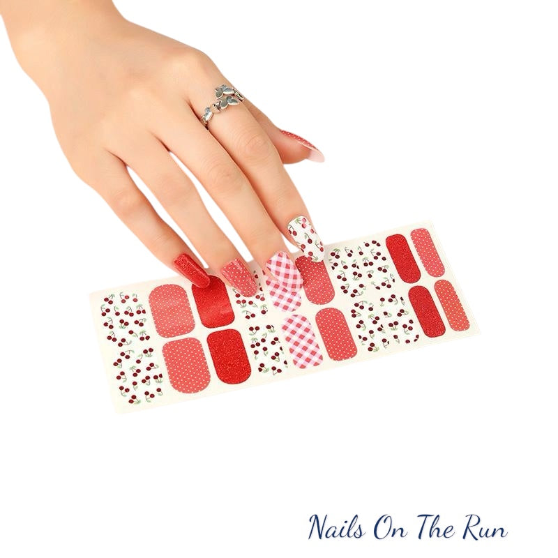 Nail Polish Wraps JK033 | Easy Apply Nail Stickers UK
